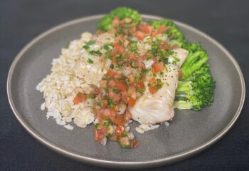 Baked Haddock with Pico di Gallo